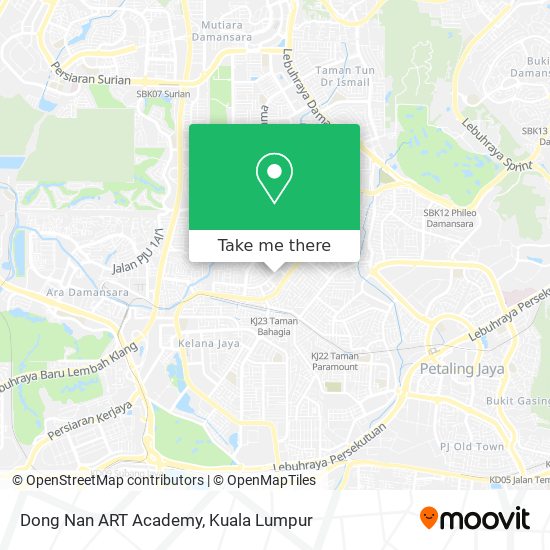 Dong Nan ART Academy map