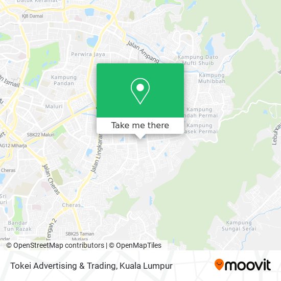 Tokei Advertising & Trading map