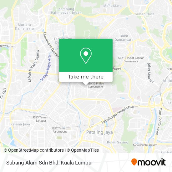 Subang Alam Sdn Bhd map