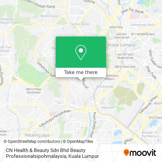 CN Health & Beauty Sdn Bhd Beauty Professionalsipohmalaysia map