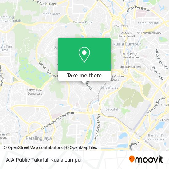 AIA Public Takaful map