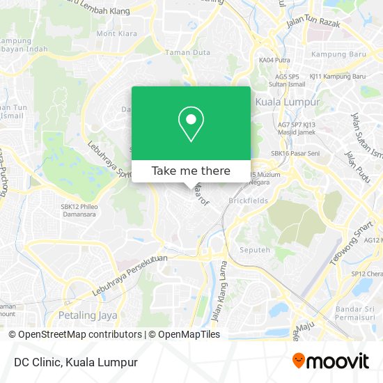 DC Clinic map