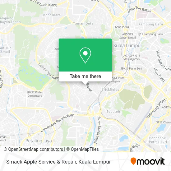 Smack Apple Service & Repair map