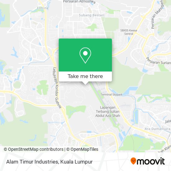 Alam Timur Industries map