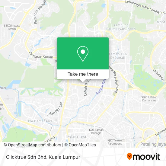 Clicktrue Sdn Bhd map