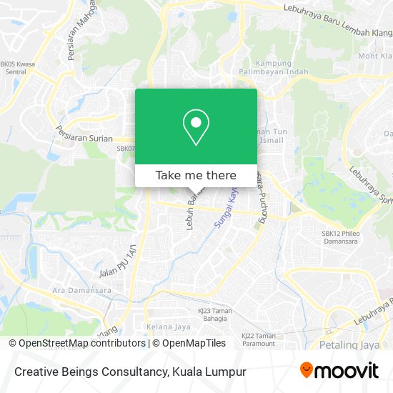 Creative Beings Consultancy map