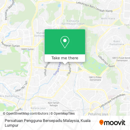 Persatuan Pengguna Bersepadu Malaysia map