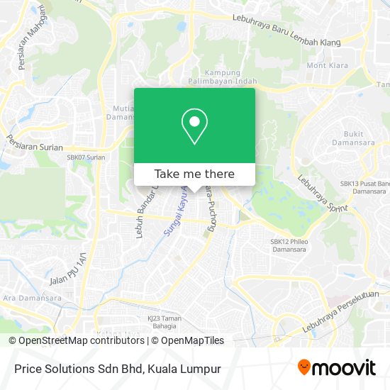 Price Solutions Sdn Bhd map