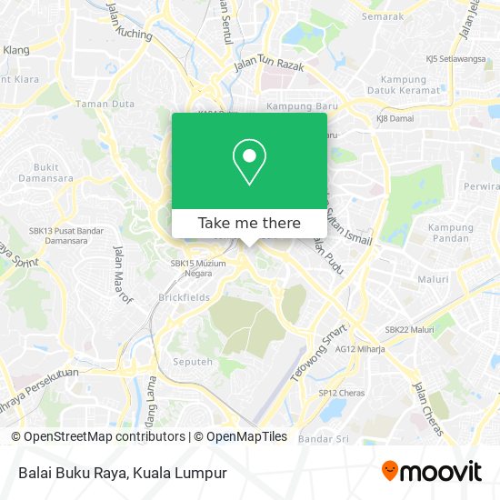 Balai Buku Raya map