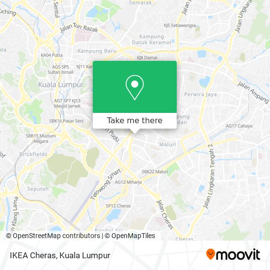 IKEA Cheras map