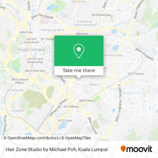 Hair Zone Studio by Michael Poh map