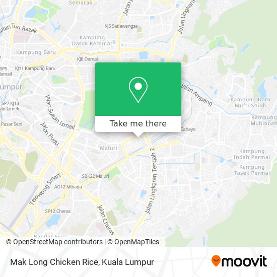 Mak Long Chicken Rice map