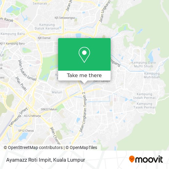 Ayamazz Roti Impit map