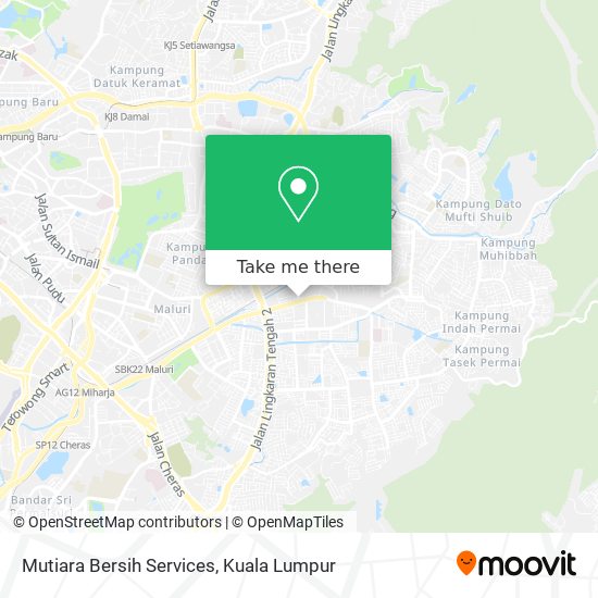 Mutiara Bersih Services map