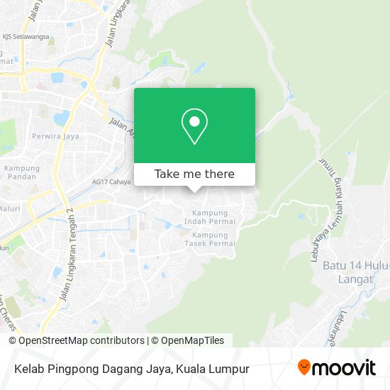 Peta Kelab Pingpong Dagang Jaya
