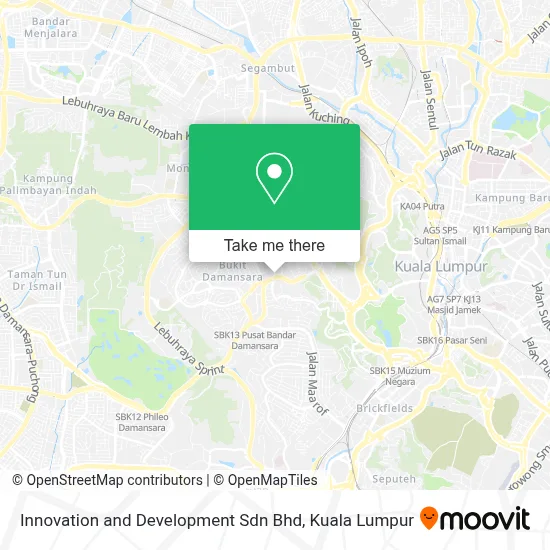 Innovation and Development Sdn Bhd map