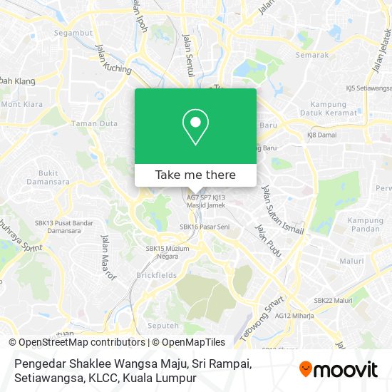 Peta Pengedar Shaklee Wangsa Maju, Sri Rampai, Setiawangsa, KLCC