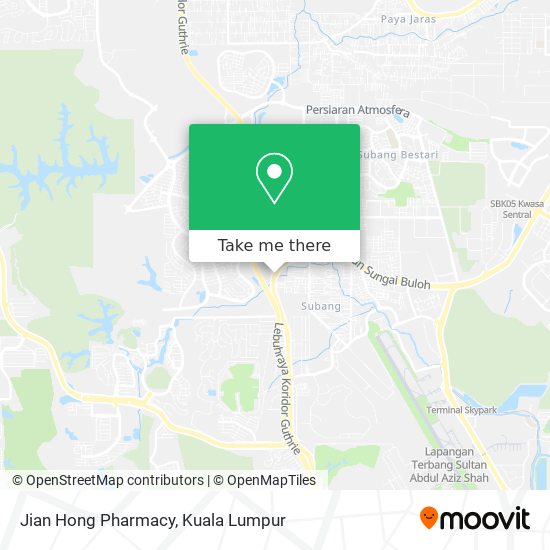 Jian Hong Pharmacy map