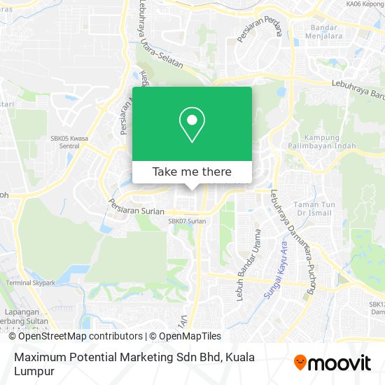 Maximum Potential Marketing Sdn Bhd map