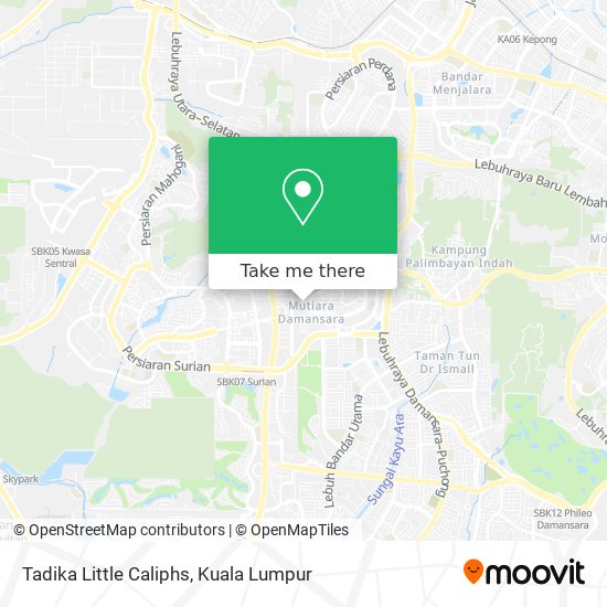 Tadika Little Caliphs map