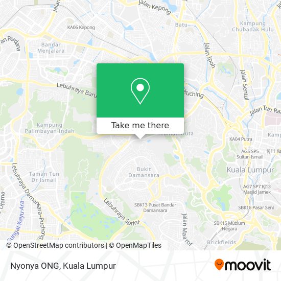 Nyonya ONG map