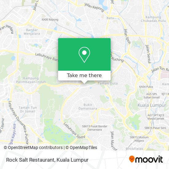 Rock Salt Restaurant map