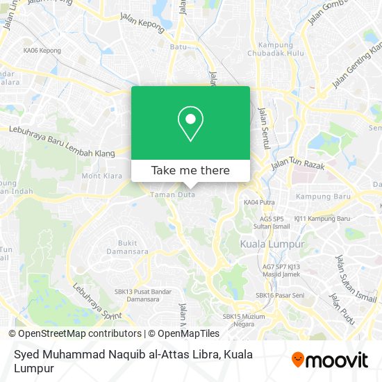 Peta Syed Muhammad Naquib al-Attas Libra