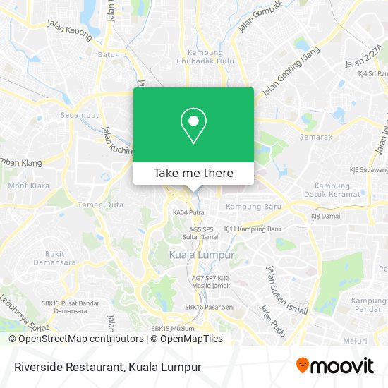 Riverside Restaurant map