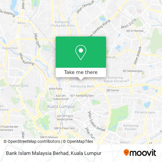 Bank Islam Malaysia Berhad map