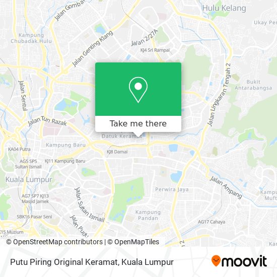 Putu Piring Original Keramat map