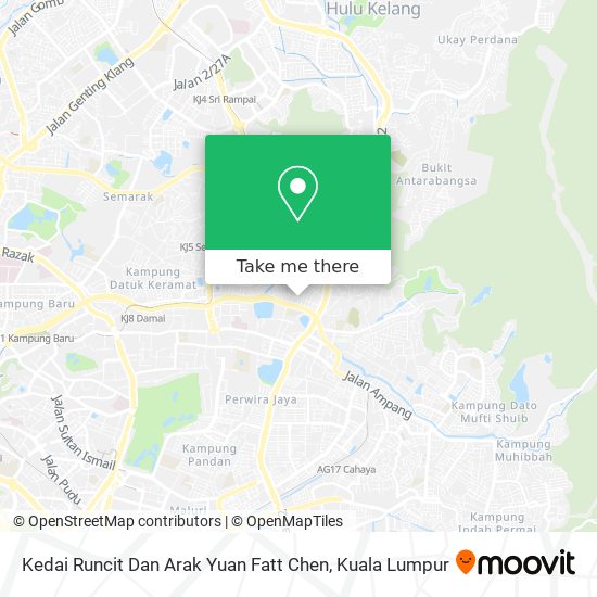 Kedai Runcit Dan Arak Yuan Fatt Chen map
