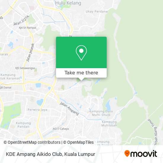 Peta KDE Ampang Aikido Club