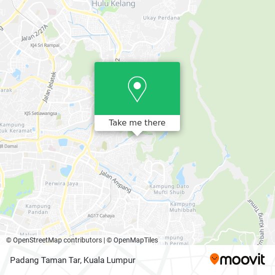 Padang Taman Tar map