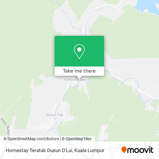 Homestay Teratak Dusun D'Lui map