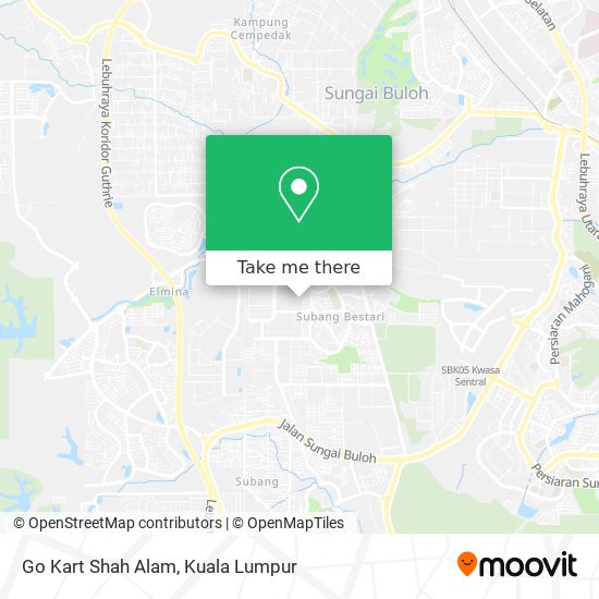 Peta Go Kart Shah Alam