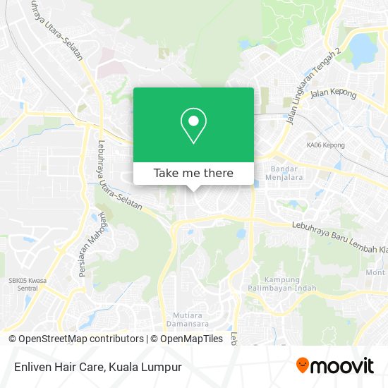 Enliven Hair Care map