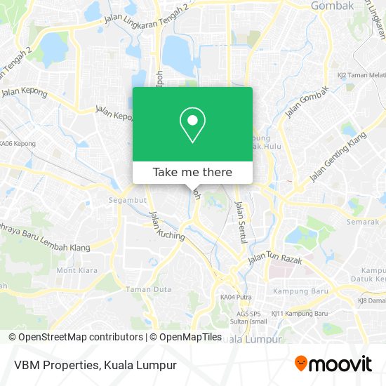 VBM Properties map