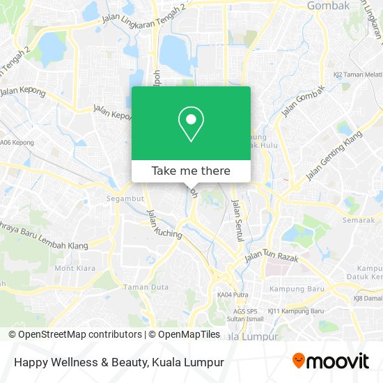 Happy Wellness & Beauty map