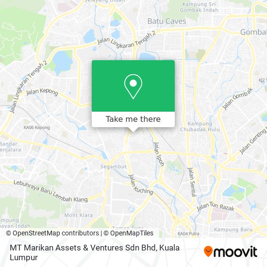 Peta MT Marikan Assets & Ventures Sdn Bhd