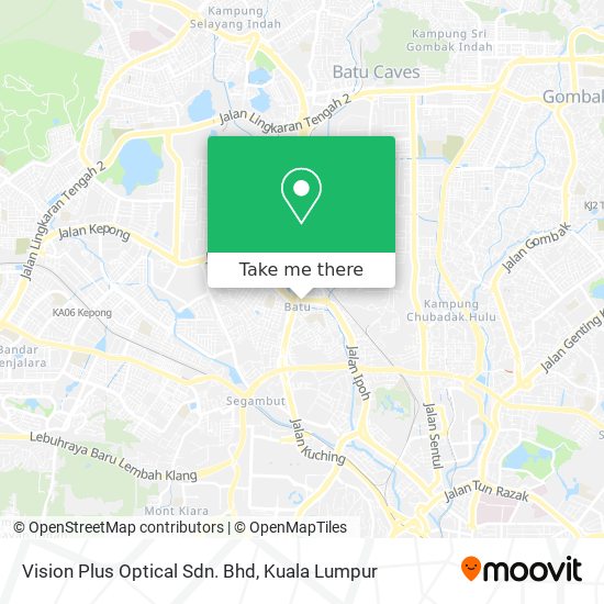 Vision Plus Optical Sdn. Bhd map