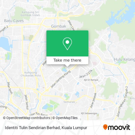 Identiti Tulin Sendirian Berhad map