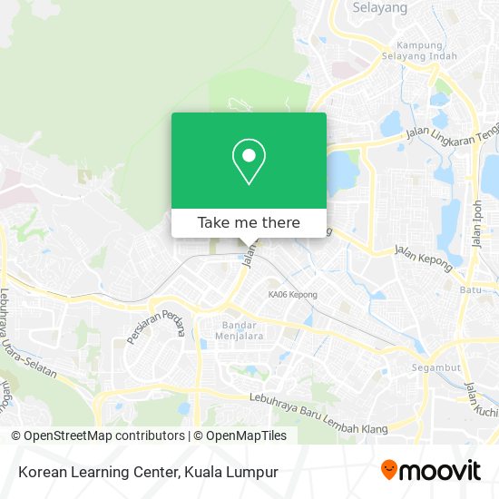 Korean Learning Center map