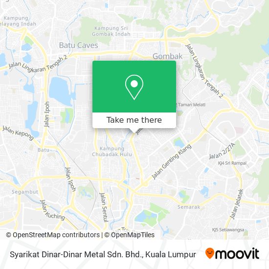 Syarikat Dinar-Dinar Metal Sdn. Bhd. map