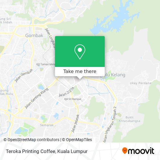 Teroka Printing Coffee map