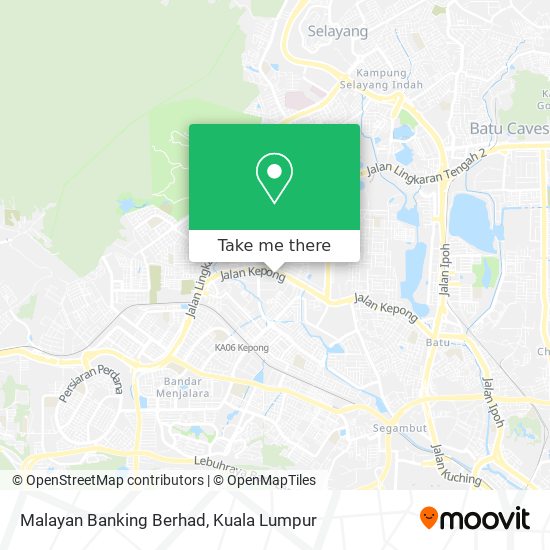 Malayan Banking Berhad map