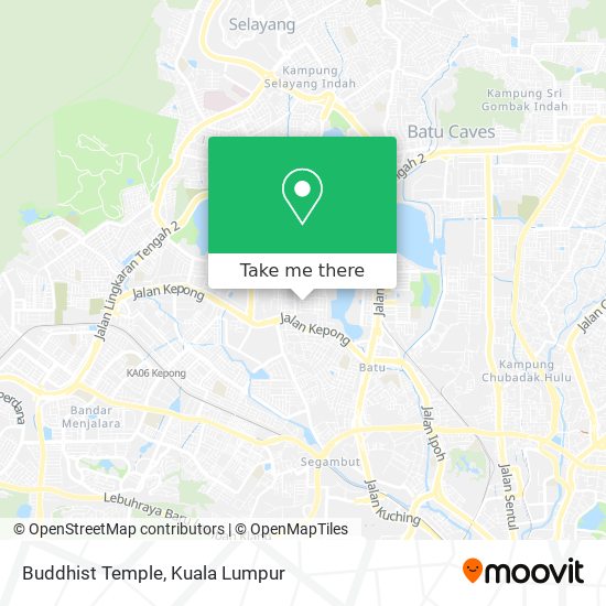 Buddhist Temple map