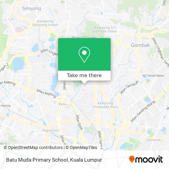 Batu Muda Primary School map