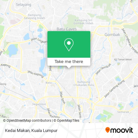 Kedai Makan map