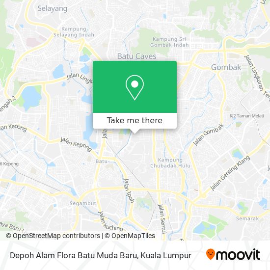 Depoh Alam Flora Batu Muda Baru map