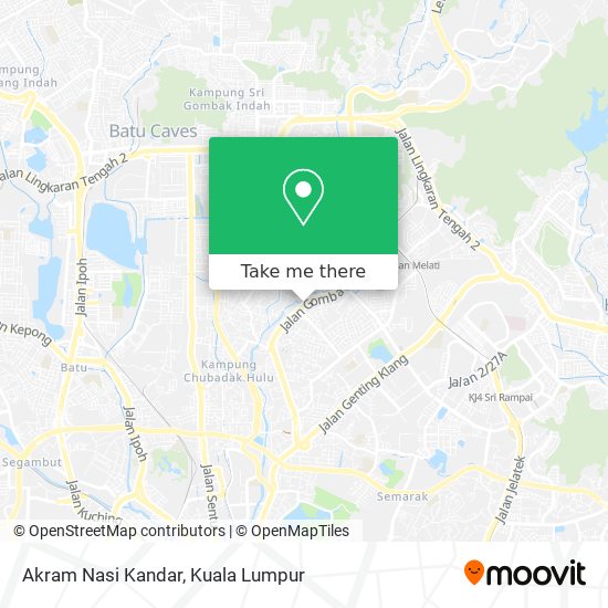 Peta Akram Nasi Kandar
